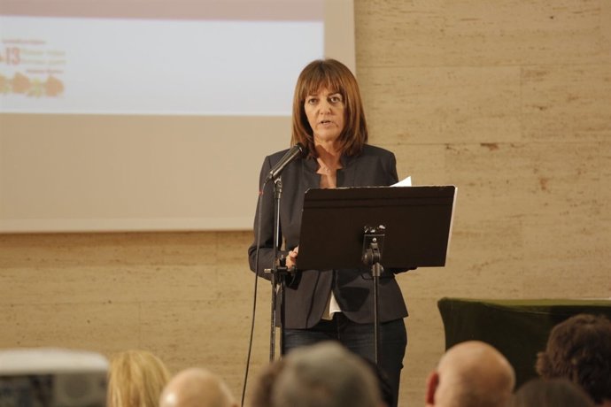 La secretaria general del PSE-EE, Idoia Mendia