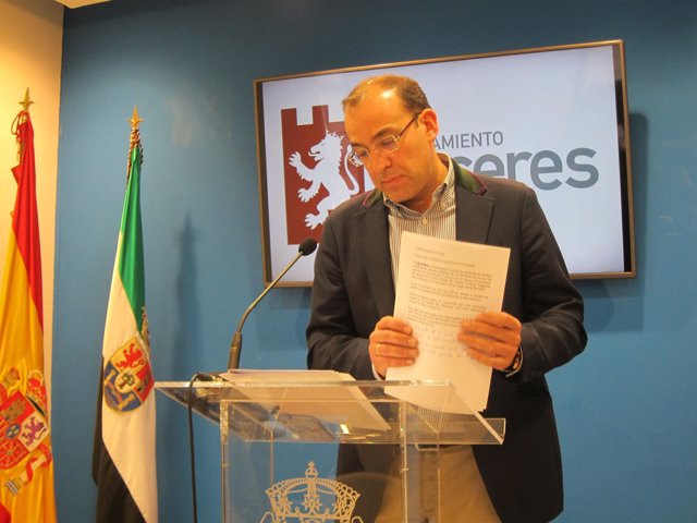 Rafael Mateos, portavoz del Gobierno local de Cáceres                         