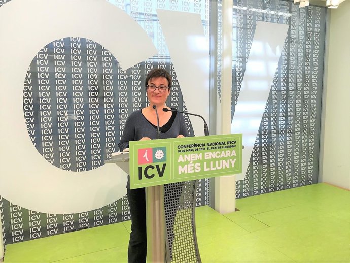 La coordinadora nacional de ICV, Marta Ribas