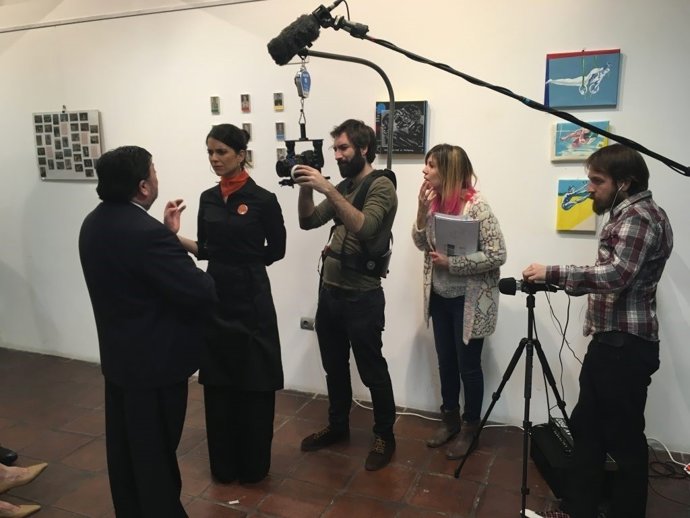 Rodaje de Todos queríamos matar al presidente