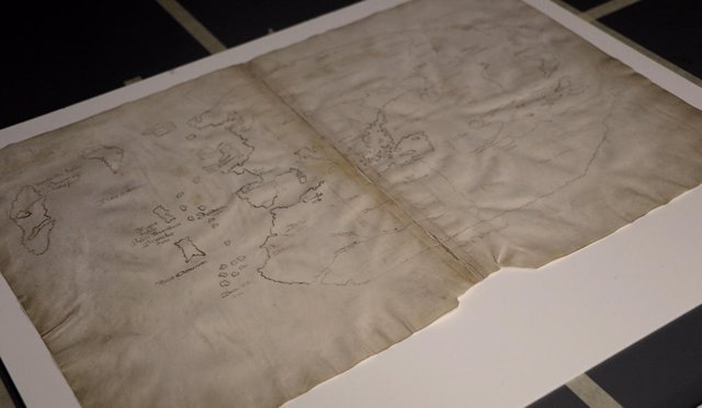 El Mapa de Vinland, expuesto en la Universidad de Yale