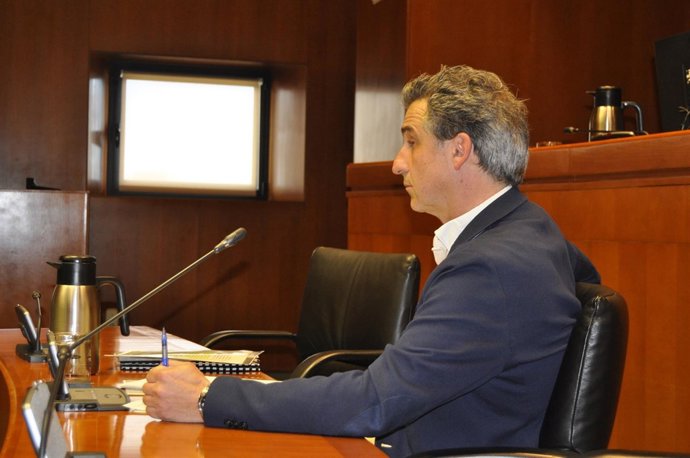Francisco Javier Falo ha comparecido este viernes en las Cortes de Aragón