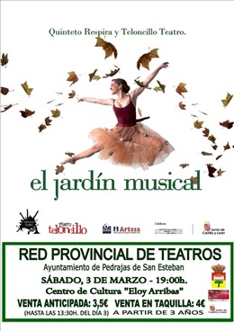 El Jardín Musical, en Pedrajas este sábado. 