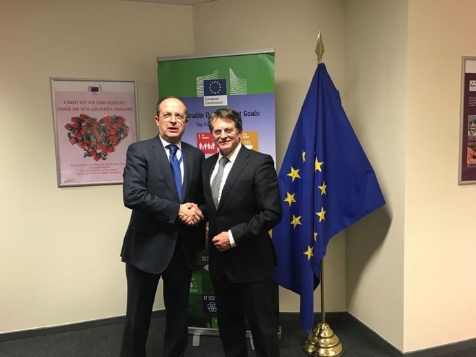 El consejero con Daniel Calleja