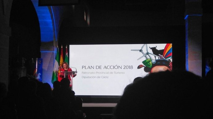 La presidenta de la Diputación de Cádiz, Irene García