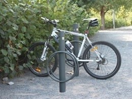 Imagen de una instalación aparcabicicletas