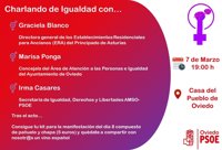 La AMSO organiza una charla sobre políticas de igualdad con motivo del 8 de Marzo