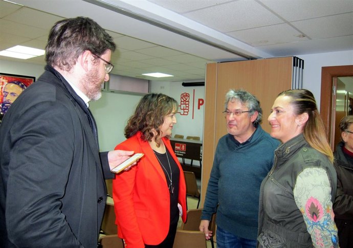 Iratxe García, Urquizu y Virginia Barcones.                               