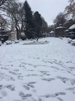 Nieve en Burgos