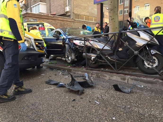 Un detalle del accidente