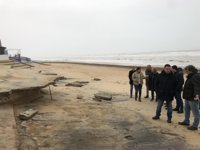 PSOE-A exige a Tejerina que visite el litoral de Huelva tras el temporal y un plan de actuación ante los daños