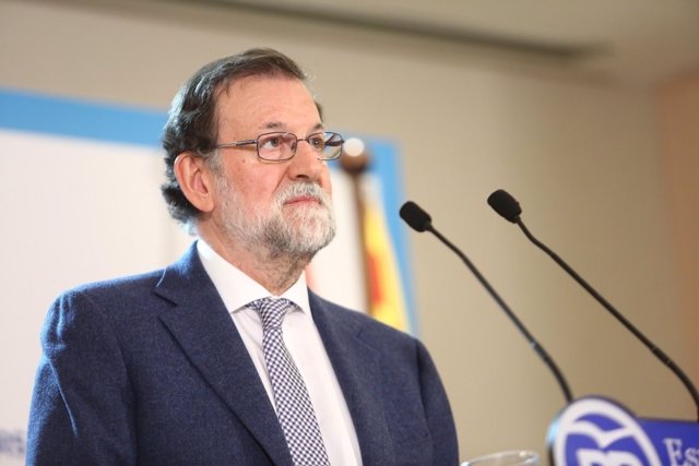 Rajoy en un acto del PP en Girona