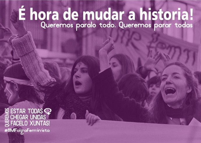 Folga feminista do 8 de marzo en Galicia