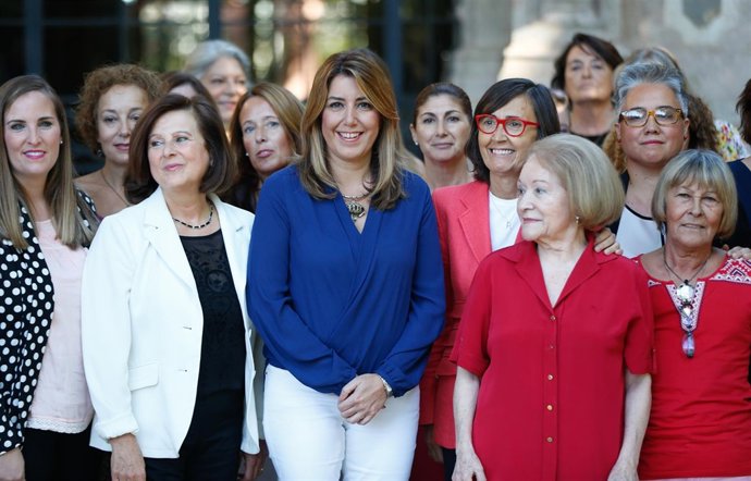 Susana Díaz, con el Consejo Andaluz de Participación de las Mujeres