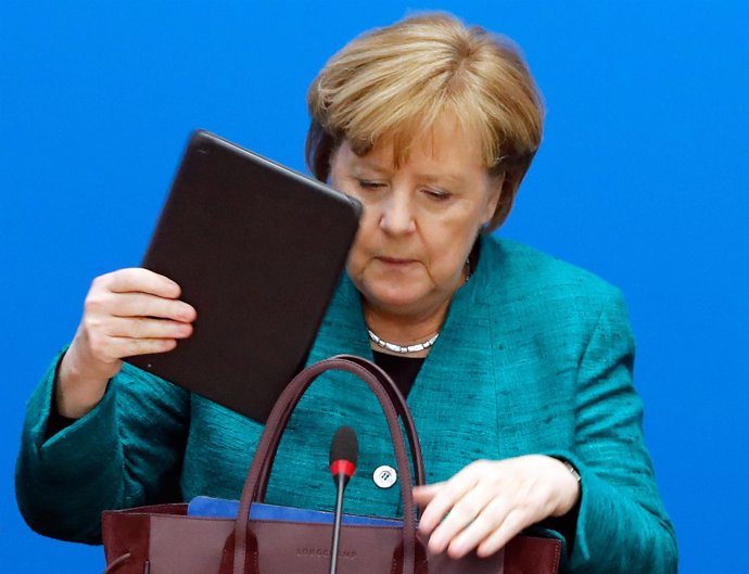La líder de la CDU, Angela Merkel