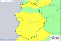 Los avisos por lluvia y nieve vuelven el lunes al norte y por viento al resto de Extremadura