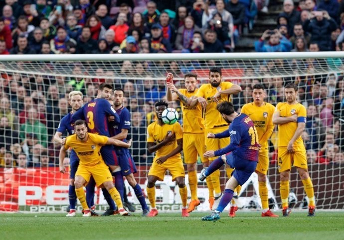 Messi entra en racha con la puntería del Pichichi