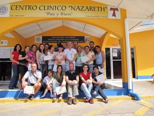 Equipo humano de la expedición sanitaria a Nicaragua