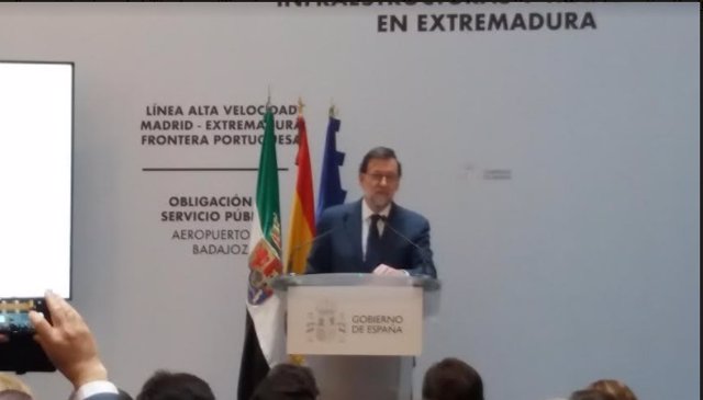 Mariano Rajoy en Badajoz