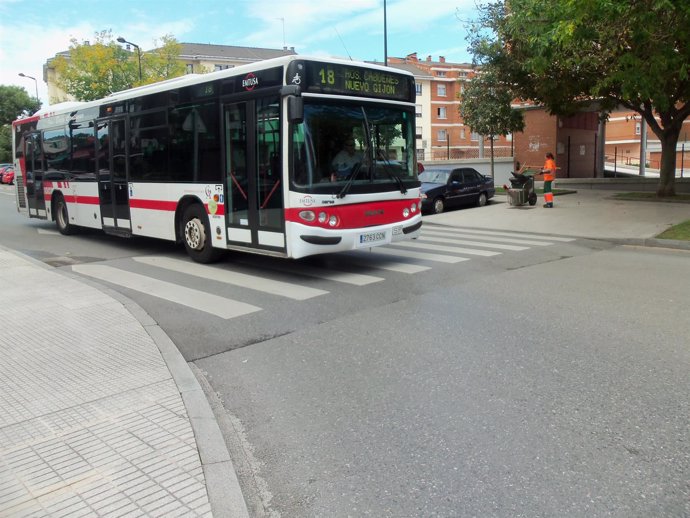 Autobús urbano de emtusa en Gijón