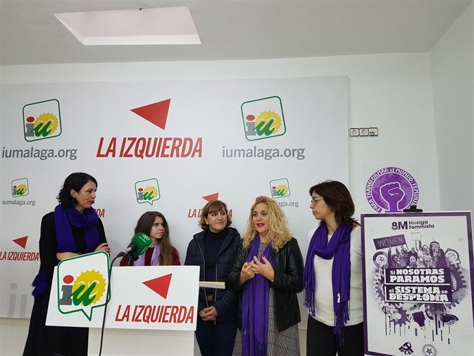 Nota Y Foto De La Rueda De Prensa Sobre Huelga General Del 8M