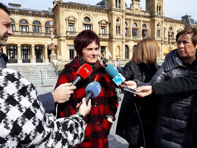 La secretaria general de LAB, Garbiñe Aranburu