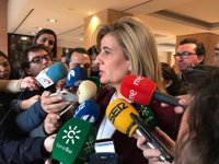 Báñez no secundará el paro porque trabaja "los 365 días del año por la igualdad real" entre hombres y mujeres