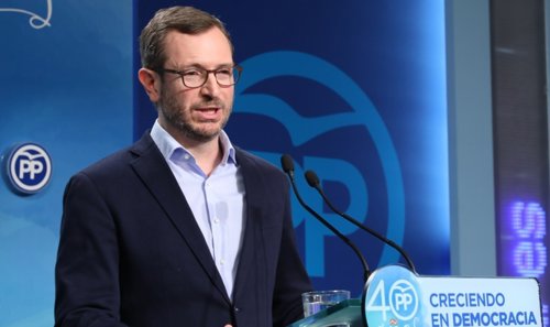 Rueda de prensa de Javier Maroto tras la reunión del Comité de Dirección del PP