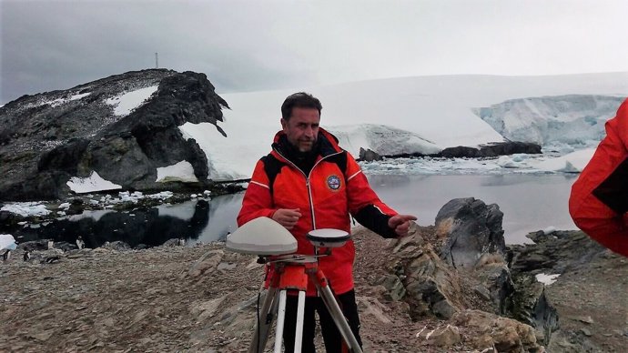 El capitán de fragata Javier Montojo, fallecido en la Antártida