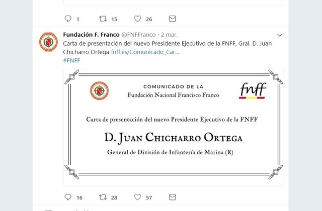 Nombramiento del nuevo presidente de la fundación