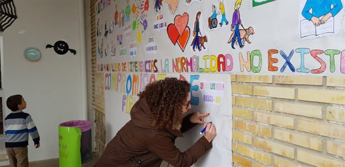 Participantes en la actividades preparadas por la ONCE