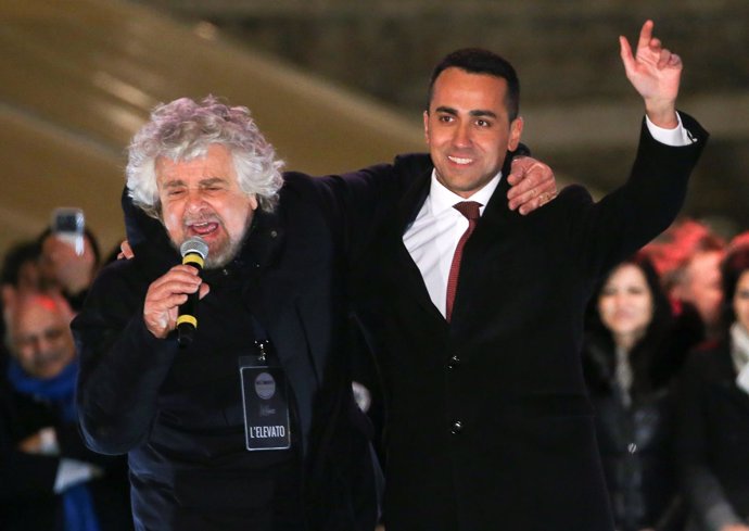 Beppe Grillo y Luigi Di Maio