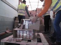 Detenido cuando circulaba por la A-5 a su paso por Badajoz con 356.000 cajetillas de tabaco de contrabando