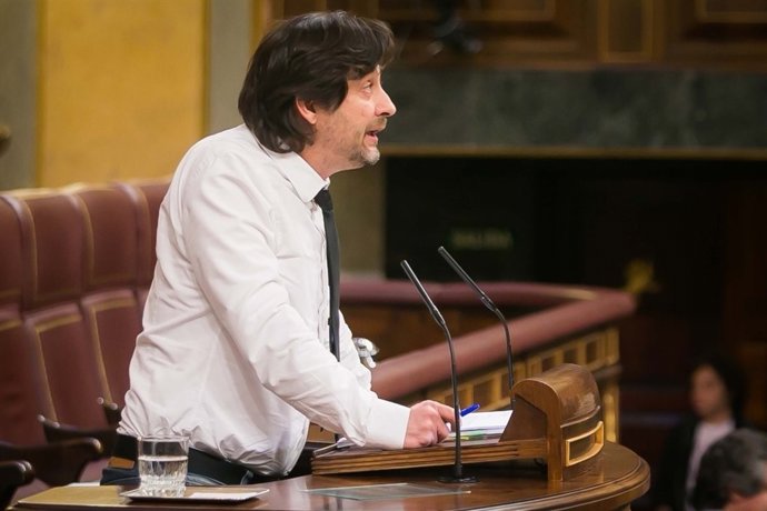 El diputat d'Units Podem Rafa Mayoral, al Congrés