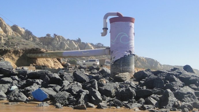 Emisario del colector de Mazagón 