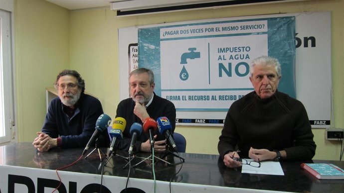 Jesús Sampériz, Miguel Ángel Oliván y José Luis Martínez, de la RAPA