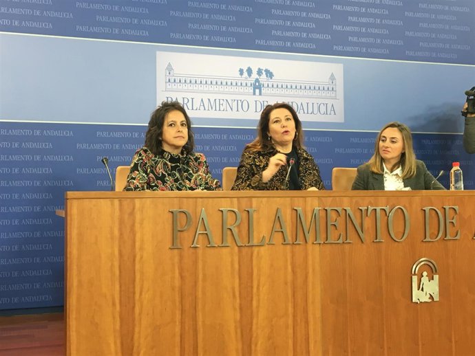 Parlamentarias del PP-A en rueda de prensa