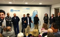 López Miras: "En mi proyecto de PP todos los afiliados cuentan para aportar ideas y soluciones"