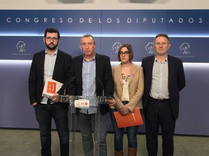 Ignasi Candela, Joan Baldoví, Marta Sorlí y Enric Bataller