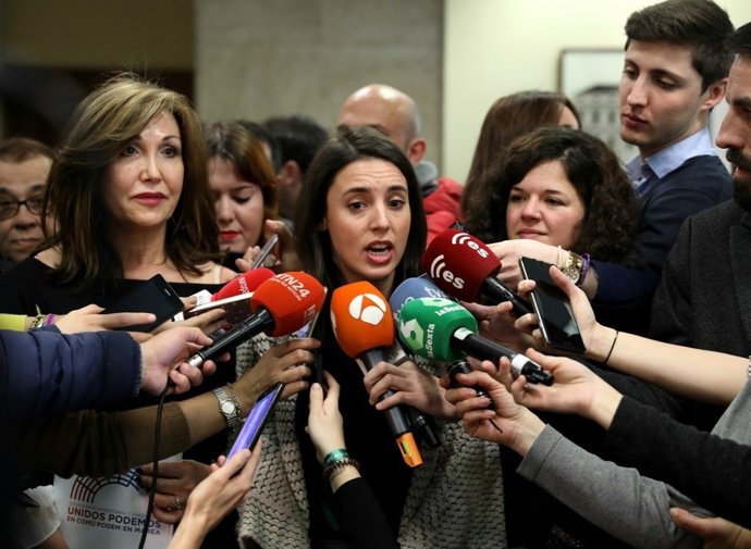 Declaracions d'Irene Montero al Congrés