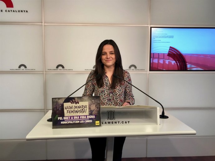 La diputada de la CUP, Maria Sirvent