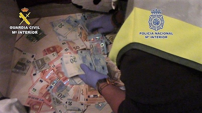 DInero intervenido a narcos en una operación en Cádiz