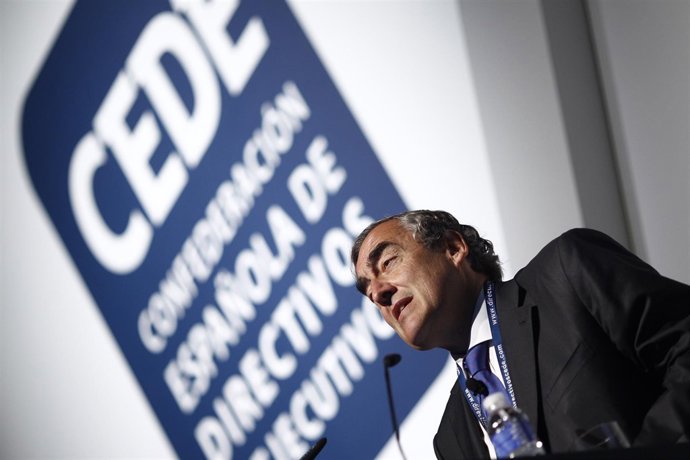 El presidente de la CEOE, Juan Rosell