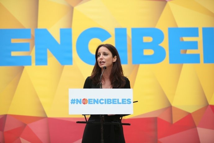 Andrea Levy en un acte en suport a la Constitució Espanyola
