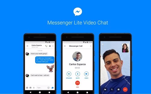 Videochats en Messenger Lite
