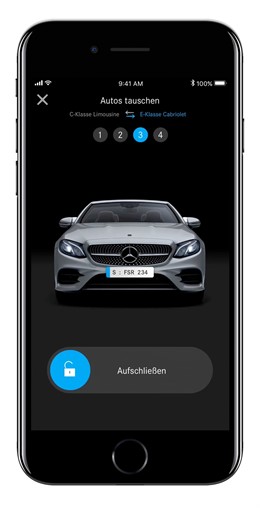 Nueva App de Mercedes-Benz para alquiler de vehículos