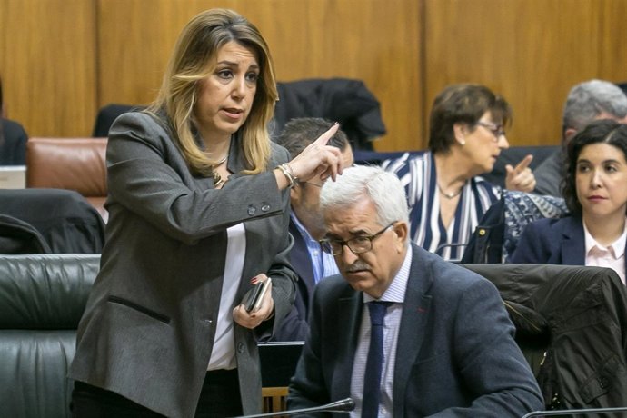 La presidenta de la Junta de Andalucía, Susana Díaz