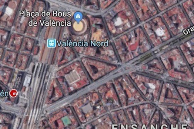 Entorno del túnel en Russafa