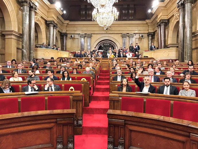 Pleno del Parlament del Catalunya
