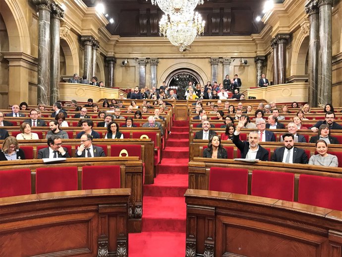 Ple del Parlament de Catalunya